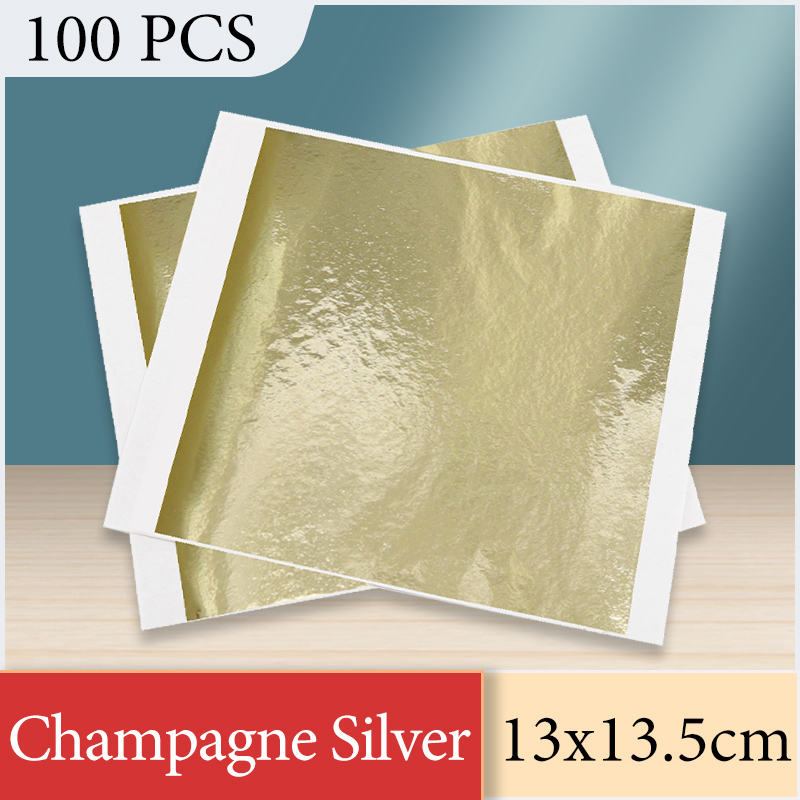 Office Furniture Loft - 샴페인 실버 호일 종이, 금박 시트,