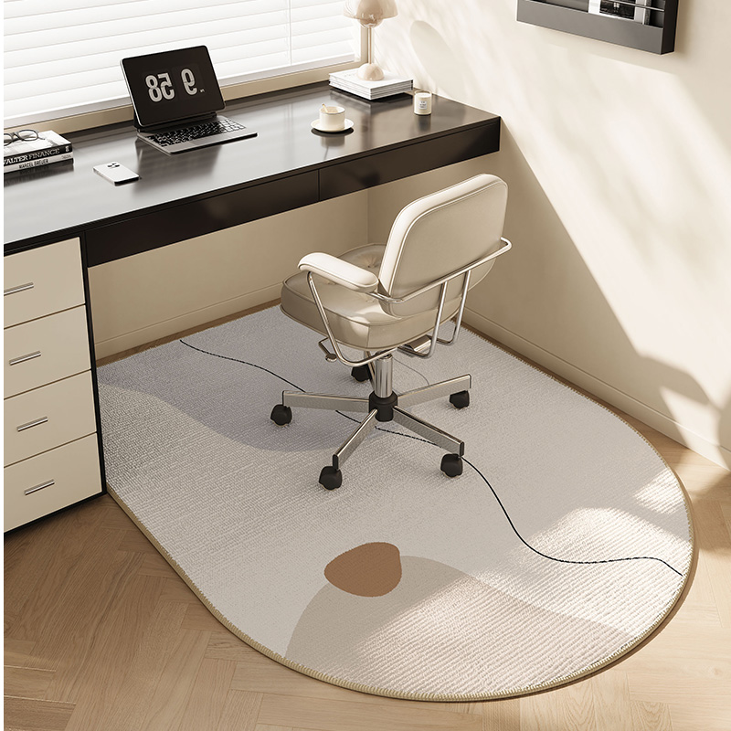 Chair Mat Hard Floor - VIKAMA 불규칙한 추상 라인 사무실 책상