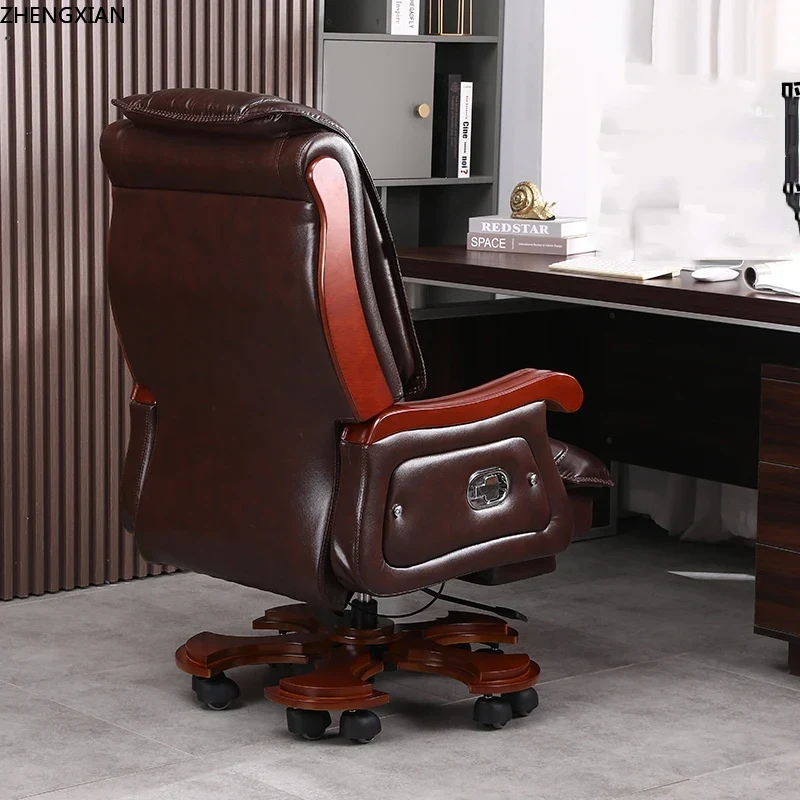 최고급 소가죽으로 제작된 대형 비즈니스용 리클라이닝 사 - Office Furniture First 리뷰 및 가격