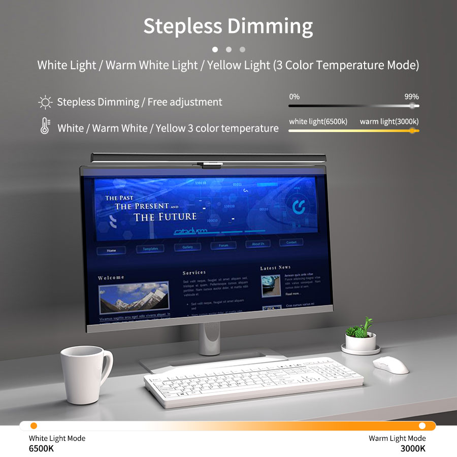 50cm LED 모니터 라이트 바 스크린 걸이형 램프  - Office Furniture Direct 리뷰 및 가격