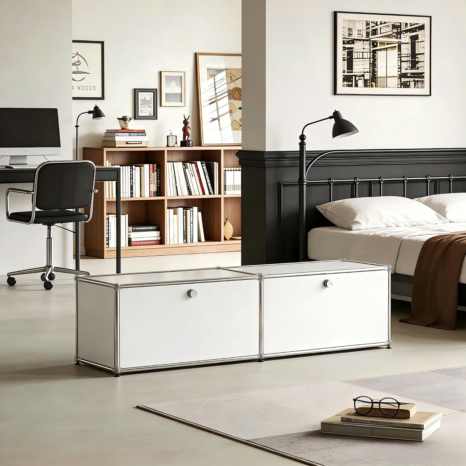 현대적인 디자인의 수납장, 금속 사이드보드, 스틸 크레 - Credenza Office Storage 리뷰 및 가격