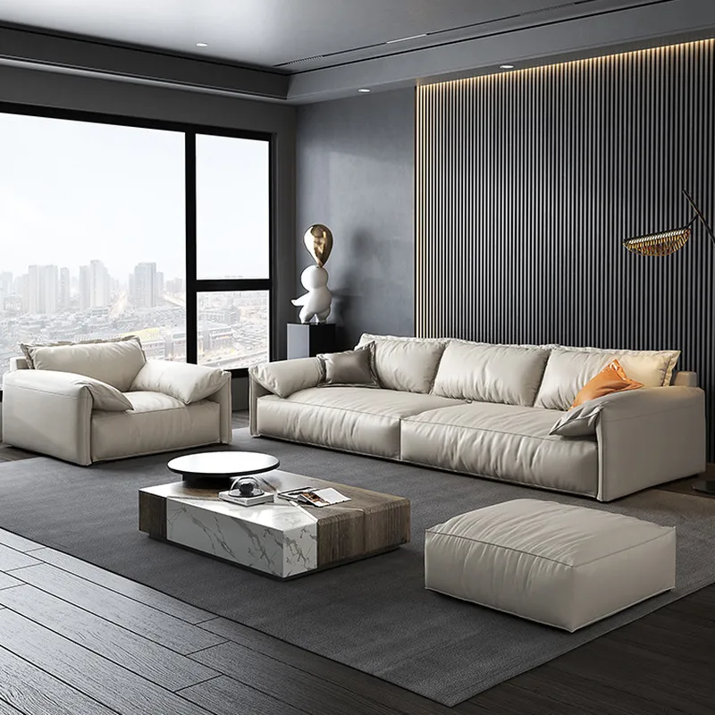 가죽 사무실 소파 첫 번째 레이어 소가죽 모던 라이트  - Office Furniture First 리뷰 및 가격