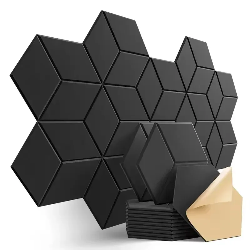 12 Pcs 자체 접착식 육각형 방음 폼 패널 홈 스튜 - Office Furniture Plan 리뷰 및 가격
