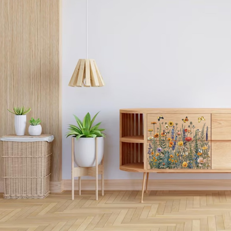 3Pcs 야생화 가구 전송 6x12 인치 나비와 꽃 침 - Office Furniture Loft 리뷰 및 가격