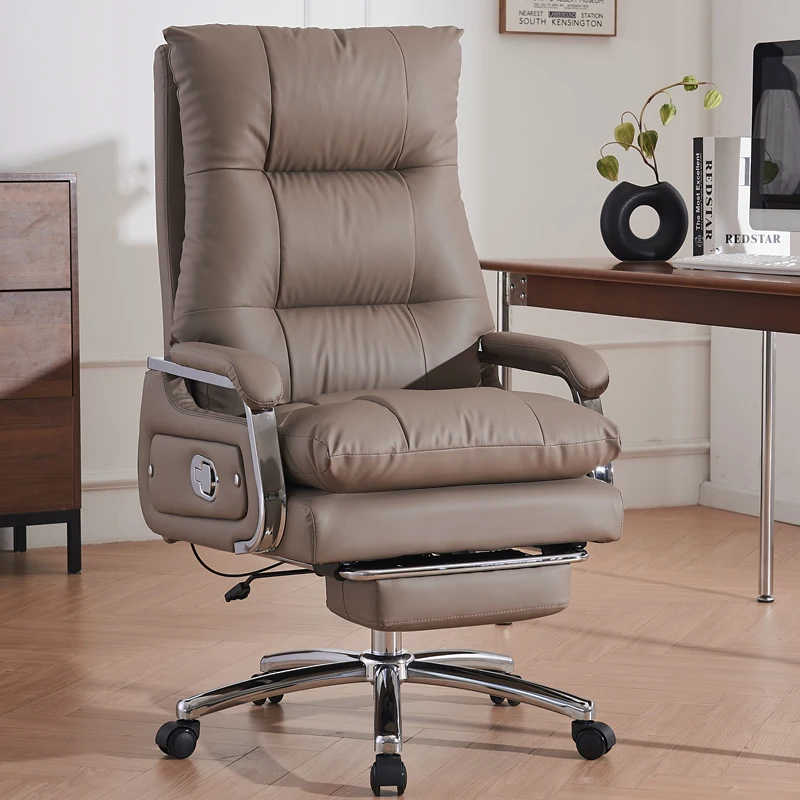 첫 번째 레이어 소가죽 컴퓨터 의자 홈 보스 의자 편안 - Office Furniture First 리뷰 및 가격